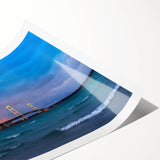 Extra large wall art featuring line art flowers in muted tones on a rolled canvas, ideal for large living room decor.