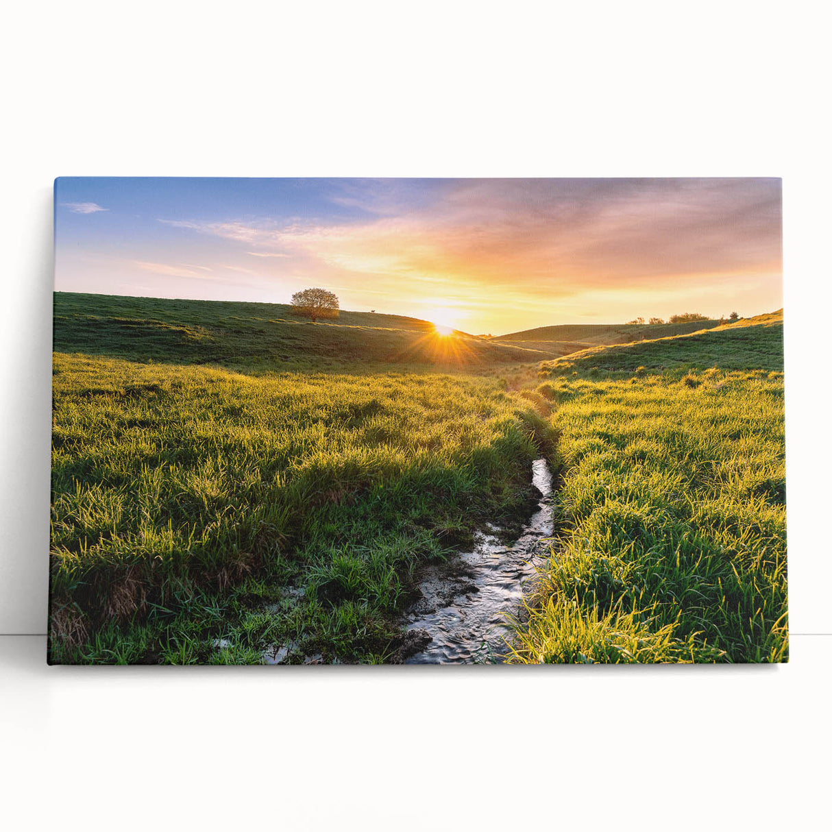 Black and white photo of Minnesota scenery on large stretched canvas, suitable for kitchen or bedroom wall art.