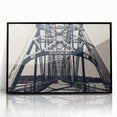 Large abstract wall art featuring a stylized St.