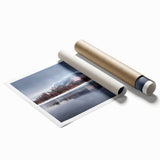 Extra large rolled print of Nebraska scenery with vibrant green fields and a clear blue sky.