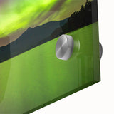 Large abstract wall art depicting New Hampshire scenery in mid-century modernist style on acrylic glass.