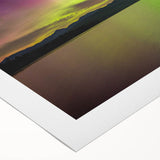 Art deco poster of New Hampshire scenery in pastel shades on rolled canvas, suitable for dining room decor.