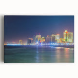 Black and white stretched canvas of New Jersey scenery, ideal for kitchen wall art.
