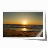 Rolled print of Cape Hatteras landscape with soft pastel shades, ideal for art wall dining room decor.