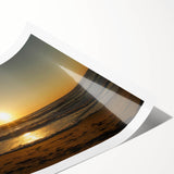 Extra large rolled print of line art flowers in muted earth tones, ideal for large living room wall art.