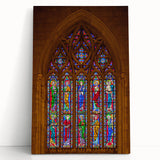 Black and white large art print of Durham, North Carolina skyline on stretched canvas.