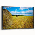 Black and white framed canvas depicting a vintage-style Raleigh landscape, ideal for bedroom wall art.