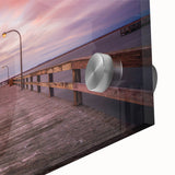 Large abstract wall art depicting the Long Island scenery in mid-century modernist style, ideal for dining room ambiance.