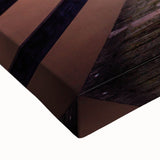 Black and white landscape painting of Long Island on stretched canvas, suitable for bedroom wall art.