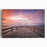 Black and white stretched canvas of Long Island scenery, ideal for kitchen wall art.