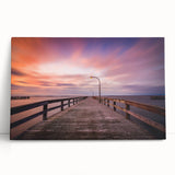 Black and white photograph of Long Island scenery on a stretched canvas, ideal for kitchen wall art or bedroom ambiance.