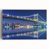 Black and white photo of Manhattan Bridge, large canvas format, suited for kitchen wall art.