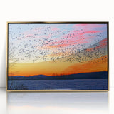 Large art print of a Pennsylvania scenery in muted earth tones on framed acrylic, ideal for modern art wall decor.