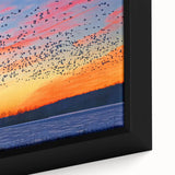 Textured black wall art featuring a vibrant Pennsylvania landscape on extra large framed canvas, ideal for living room decor.