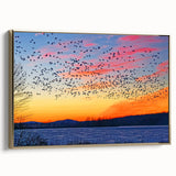 Framed canvas wall art featuring a vintage-style Pennsylvania landscape in black and gold tones, suitable for bedroom decor.