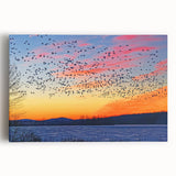 Black and white stretched canvas of Pennsylvania scenery, ideal for kitchen wall art.