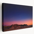 Large canvas print of South Dakota Badlands with muted earth tones, ideal for kitchen wall art.