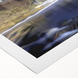 Art deco poster of South Dakota scenery in muted earth tones on rolled canvas, suited for dining room wall art.