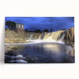 Black and white stretched canvas of South Dakota scenery, ideal for kitchen wall art or bedroom ambiance.