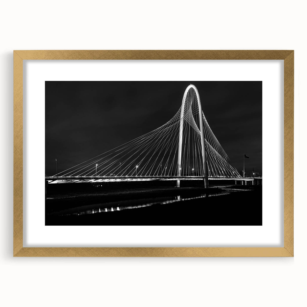 Extra large abstract art print of Dallas skyline in muted blues and grays on a framed canvas, suitable for living room decor.