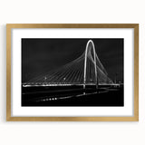 Extra large abstract art print of Dallas skyline in muted blues and grays on a framed canvas, suitable for living room decor.