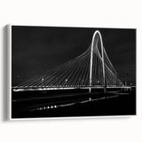 Framed canvas of vintage poster art featuring a colorful Dallas skyline, ideal for extra large living room wall decor.