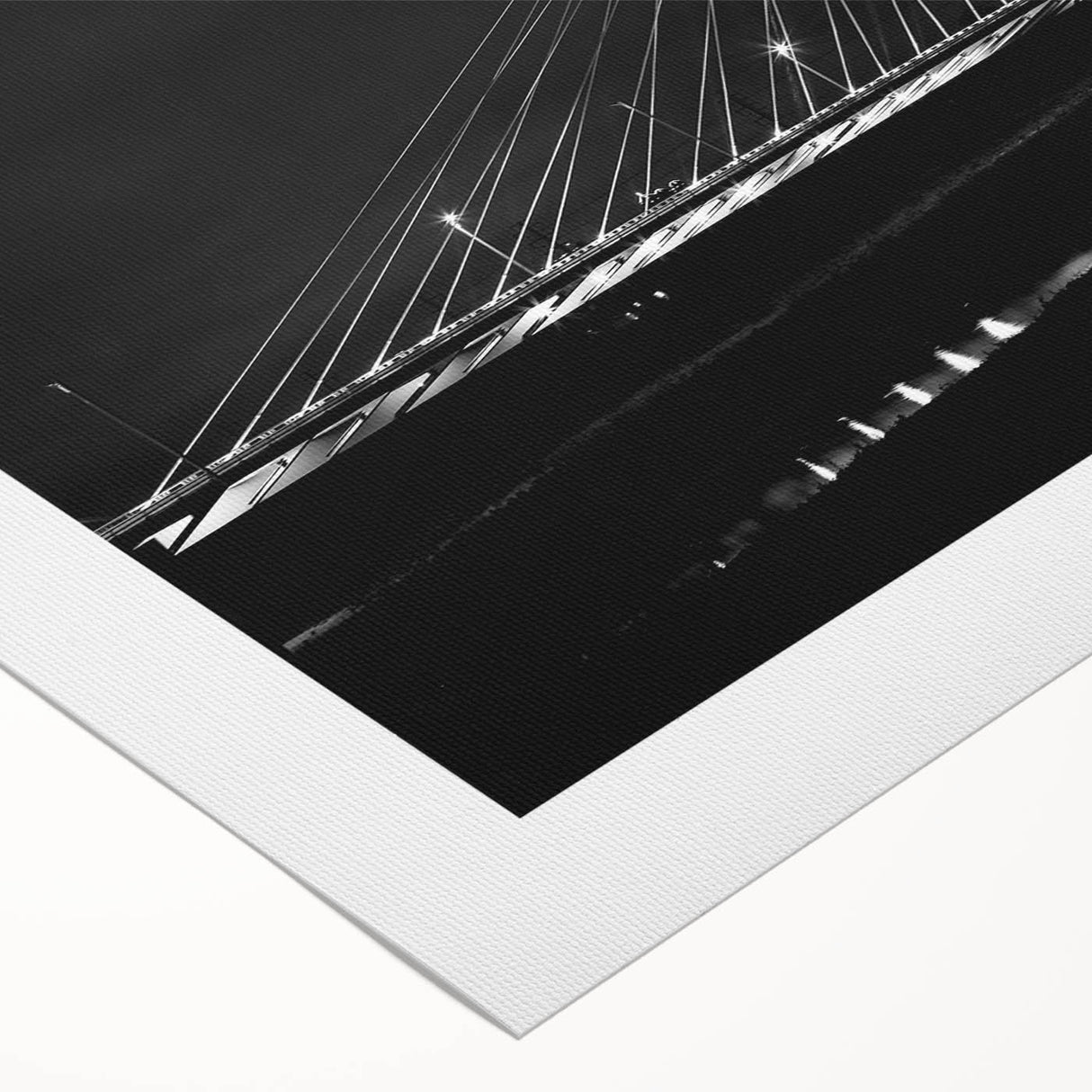 Art Deco poster of Dallas skyline in monochrome shades on rolled canvas, suitable for dining room wall art.