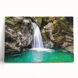 Black and white stretched canvas featuring a serene Vermont landscape, ideal for kitchen wall art or bedroom ambiance.
