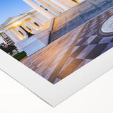 Art deco poster of Virginia scenery in muted earth tones on rolled canvas, suitable for dining room wall art.