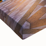 Large art of a black and white Virginia landscape on stretched canvas, suitable for bedroom wall decor.