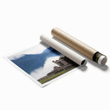 Extra large rolled print of Olympic National Park with vibrant green and floral elements.