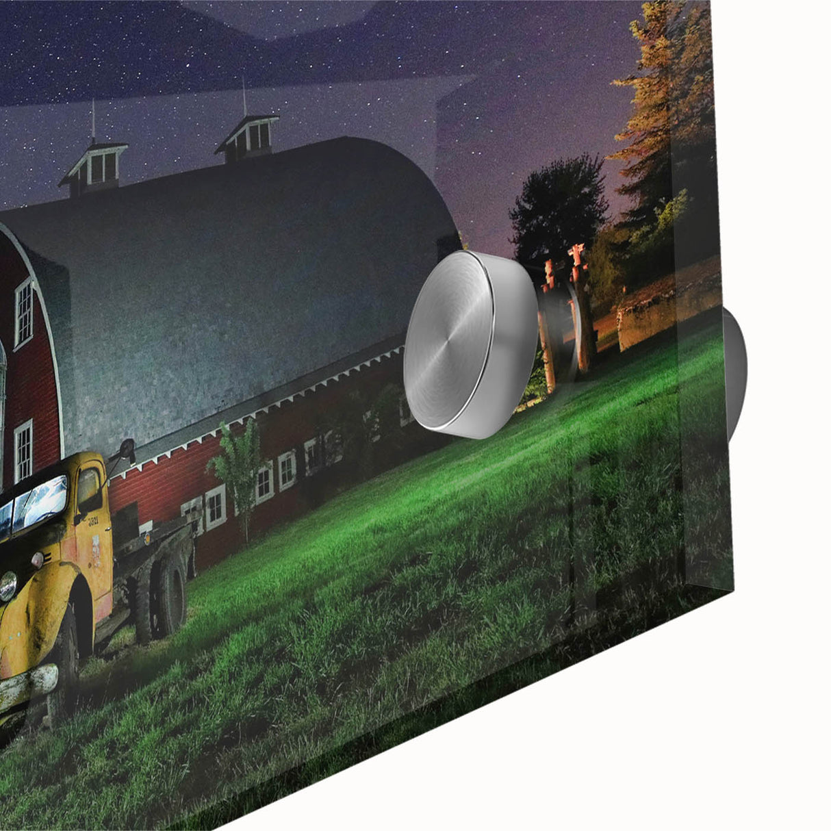Large abstract wall art depicting the Palouse region in muted earth tones on acrylic glass, ideal for dining room ambiance.