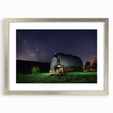 Textured art depicting abstract rolling hills of Palouse, USA, in muted earth tones, framed in silver.