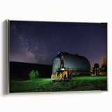 Framed canvas landscape art painting depicting the rolling hills of Palouse, USA in muted earth tones.