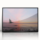 Large abstract wall art depicting Seattle's skyline in muted gray tones on a framed acrylic panel.