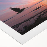 Art deco poster of Seattle skyline in muted gray tones on rolled canvas, suitable for dining room wall art.