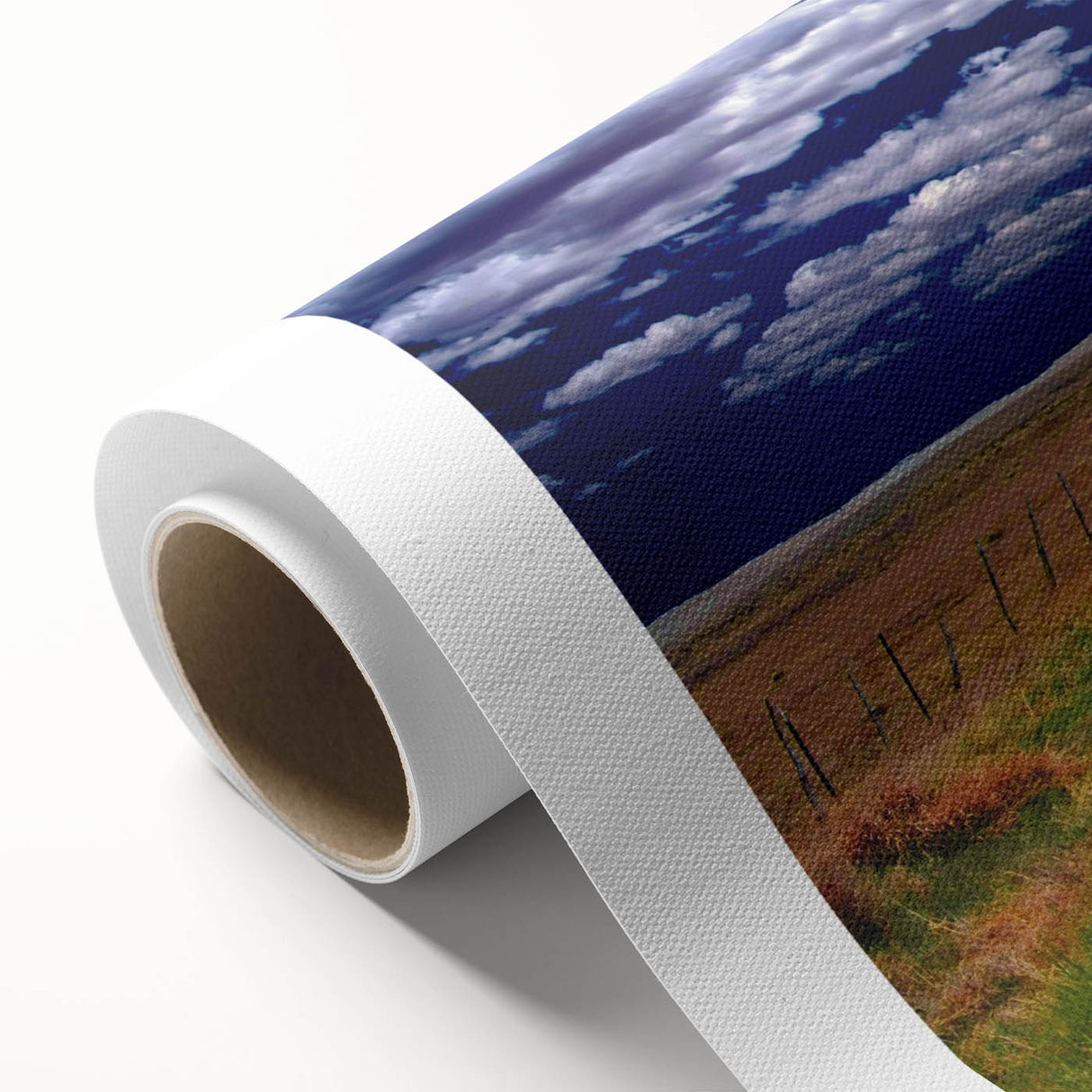 Art Deco poster of West Virginia scenery on rolled canvas, ideal for nursery wall art.