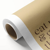 Art deco poster on rolled canvas depicting an autumnal scene with warm orange and brown tones, ideal for nursery wall art.