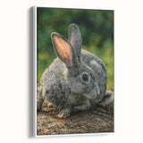 Vintage poster art of spring season on framed canvas featuring colorful floral designs, ideal for living room decor.