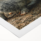 Art deco poster featuring a stylized spring scene in pastel colors on rolled canvas, suitable for dining room walls.