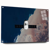 Satellite in Orbit Wall Art - NASA Space Exploration Canvas Print