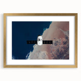 Satellite in Orbit Wall Art - NASA Space Exploration Canvas Print