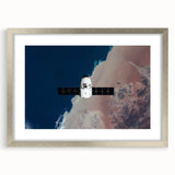 Satellite in Orbit Wall Art - NASA Space Exploration Canvas Print