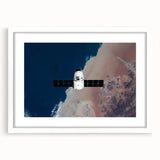 Satellite in Orbit Wall Art - NASA Space Exploration Canvas Print