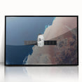 Satellite in Orbit Wall Art - NASA Space Exploration Canvas Print