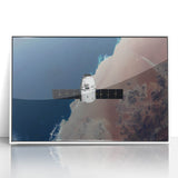 Satellite in Orbit Wall Art - NASA Space Exploration Canvas Print