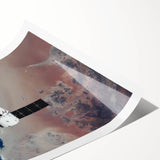 Satellite in Orbit Wall Art - NASA Space Exploration Canvas Print