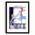 Vintage Vogue Magazine Wall Art - 1919 Fashion Illustration Print