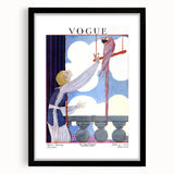 Vintage Vogue Magazine Wall Art - 1919 Fashion Illustration Print