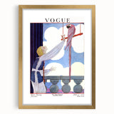Vintage Vogue Magazine Wall Art - 1919 Fashion Illustration Print